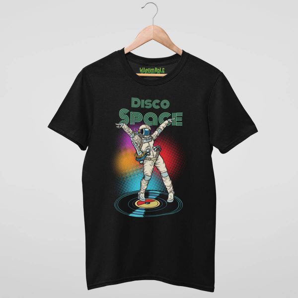 Camiseta unisex impresionantes bailes de la astronauta negra